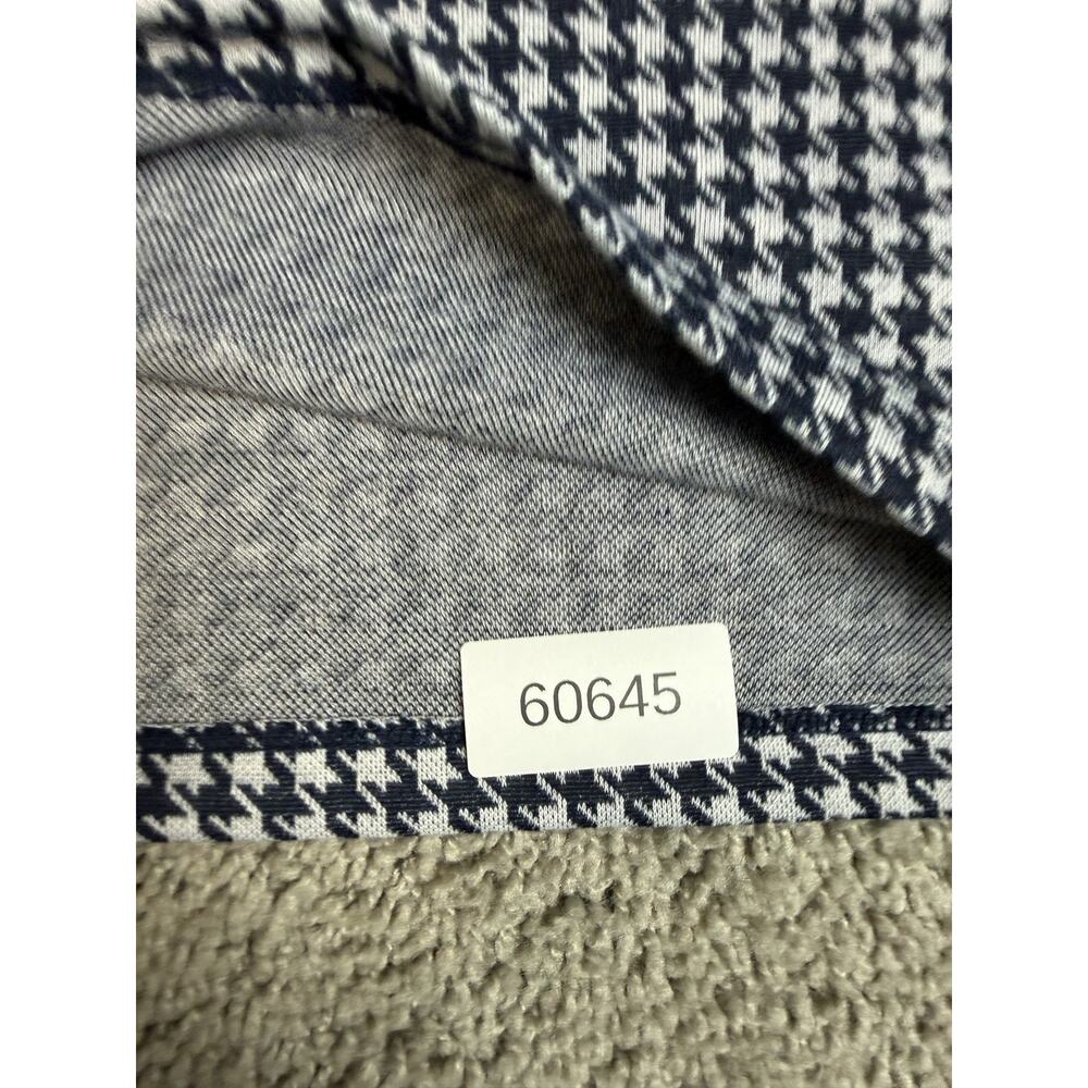 Tommy Hilfiger Tunic Womens 3X Blue Check Long Sleeve Crew Neck Polyester - Picture 11 of 11